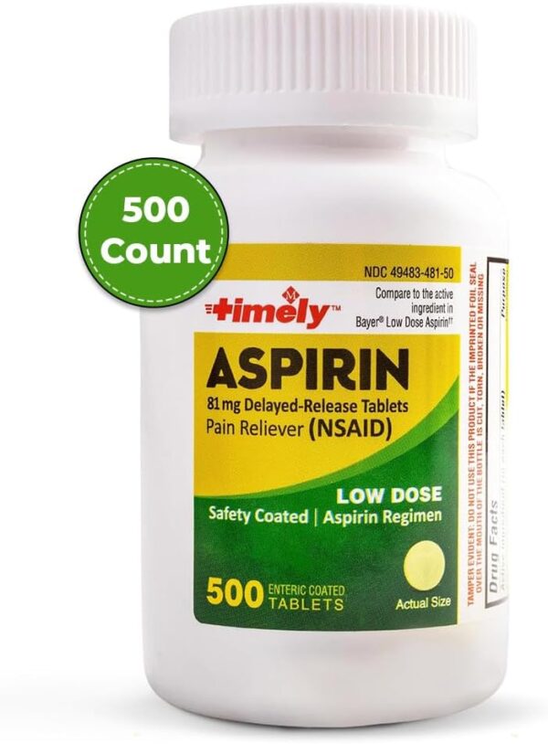 Timely Low Dose Aspirin 81mg for Adults in Pakistan