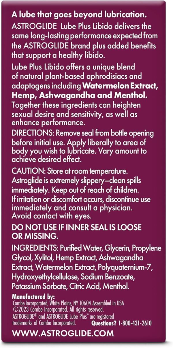 Astroglide Lube Plus Libido in Pakistan